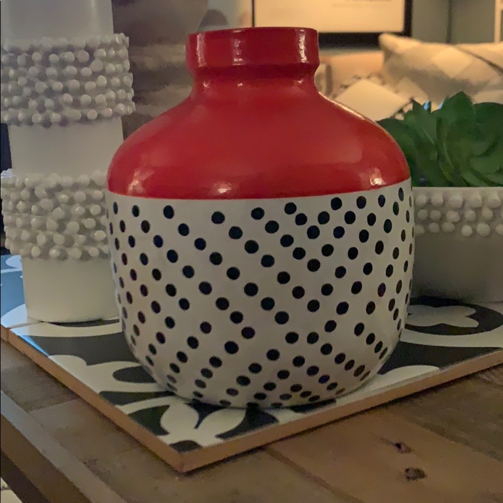 Target Patterned Vase